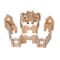 The Freckled Frog The Happy Architect, Wooden Building Set, Natural, 28 Pieces FF410 - alternate 3